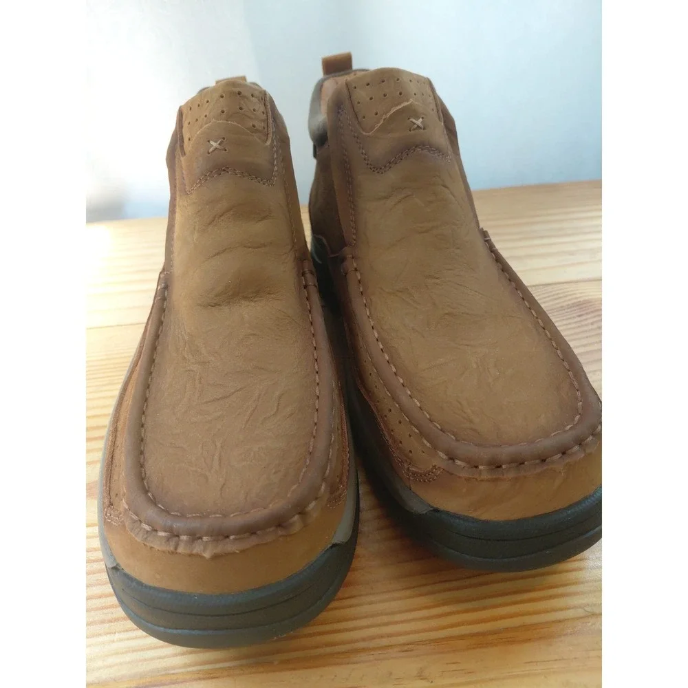 New Mostelo Shoes Men US 12, EUR 47 Hiking Comfort Outdoor Brown/Aged Tan